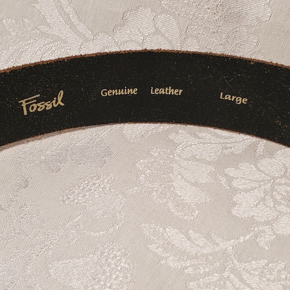 Vintage Fossil Brown leather Belt - Picture 5 of 7